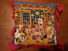 Cuscino natalizio rosso - Misure 35x35x8 cm