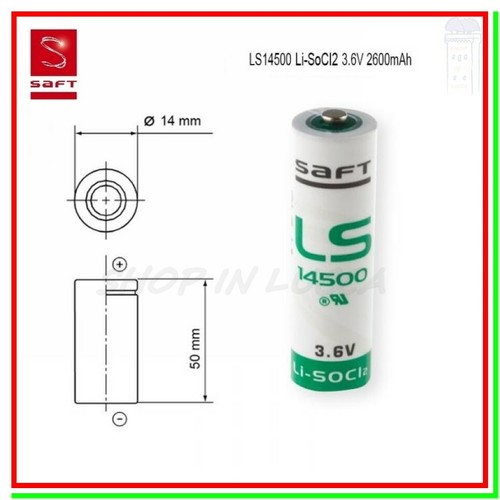Saft 14500 batteria - 14500, 3,6v