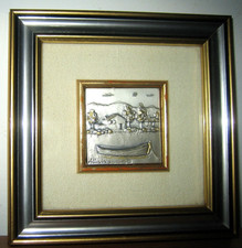 QUADRO LASTRA ARGENTO 925