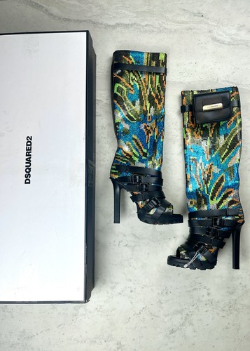 Stivali con tacco dsquared2 - tacco,
