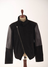 Giacca Moto Uomo Nera Vera