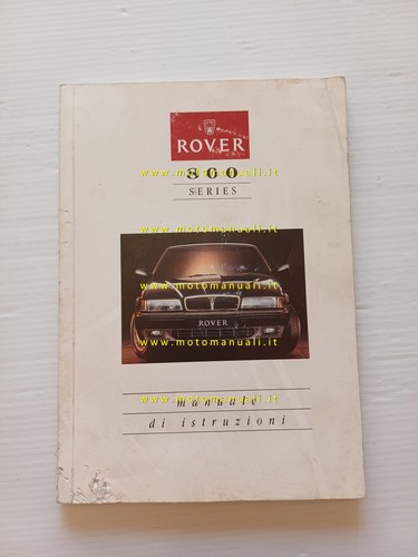 Rover serie 800 - 1992, manuale