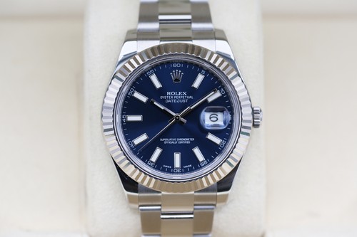 Rolex 116334 blue datejust - rolex,