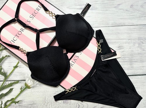 Set bikini nero con reggiseno - nero,