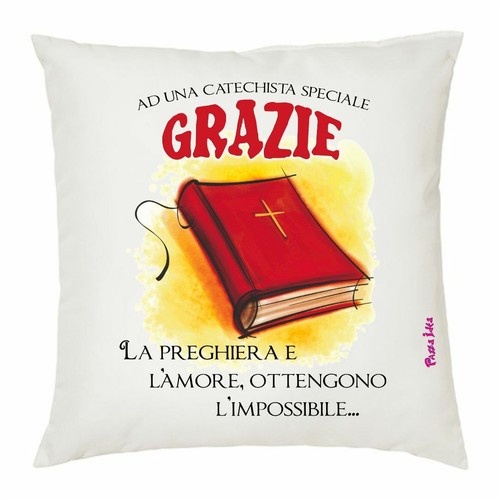Cuscino 40x40 scritta - cuscino,