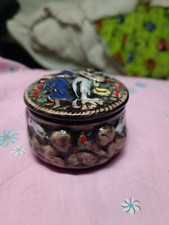 porta gioie in ceramica artigianale  porta anelli design colorato e firmato