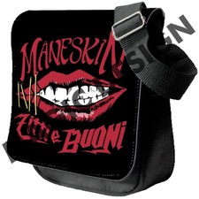MANESKIN BORSA TRACOLLA MEDIA gruppo idea regalo gadgets zitti e buoni