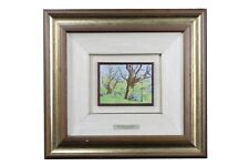 Michele Cascella - La Passeggiata - Lastra d'Argento 800 e Foglia d'Oro 24K