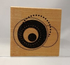 Timbro legno cerchi - legno,