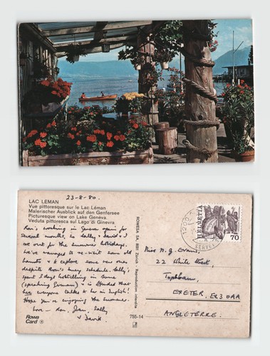 Postcard lake geneva - -,