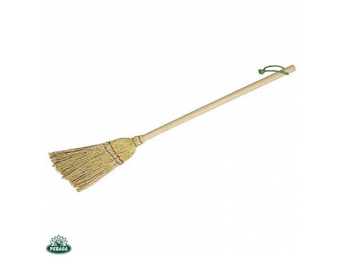 Scopa saggina con manico in - scopa,