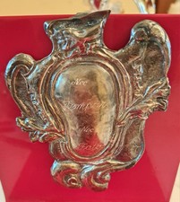 EX VOTO ARGENTO CUORE SACRO MISURA 9,5X8 CIRCA VEDI FOTO