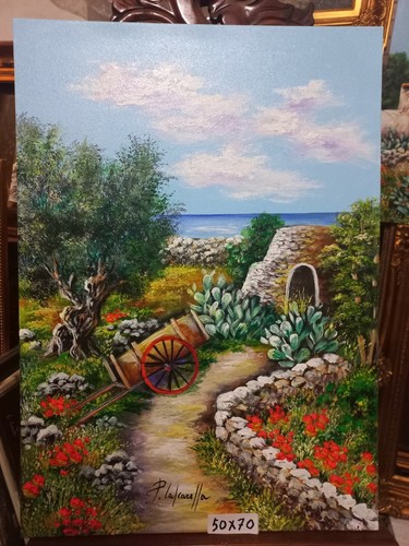 Dipinto olio tela - dipinto, su