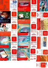 Bellissimo Lotto di Schede Ricariche WIND .