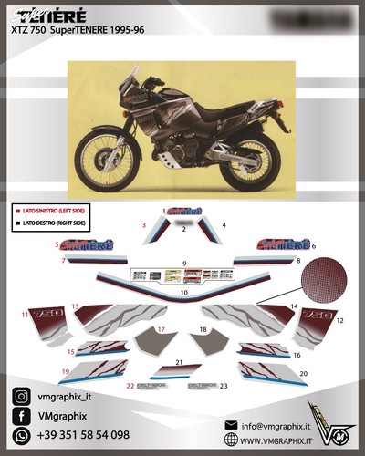 Glitter xtz 750 supertenere - 750,
