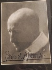 AUTOGRAFO ORIGINALE SU