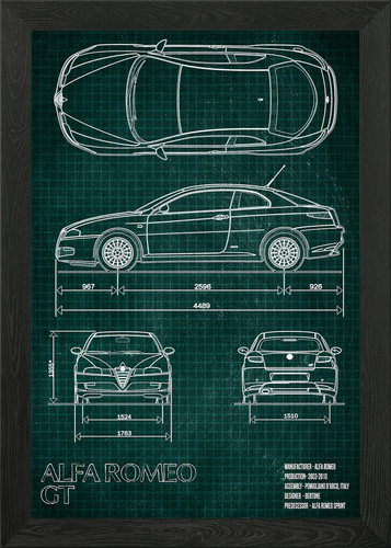 Poster arte parete - poster, con