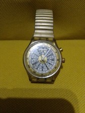 Swatch raro con fuso orario London Moscow Tokyo Los Angeles NON TESTATO