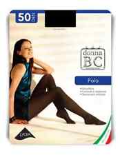 DONNA BC Collant Donna Micro Polo 50 Den  Curvy Coprente Made in Italia 3 paia