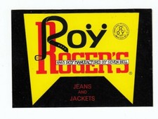 Adesivo ROY ROGERS JEANS and