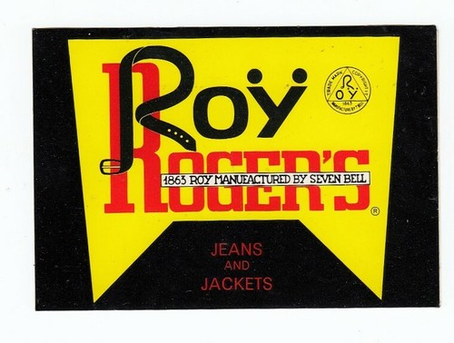 Adesivo roy rogers jeans and - roy,