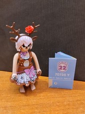 PLAYMOBIL Figures Serie 22 70735 GIRLS Personaggio Ragazza Cervo Deer Costume #