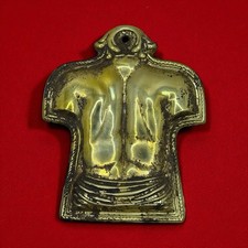 Ex voto spalle schiena 10x12 cm sacro tattoo vintage cesellatura barocco design