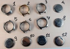 LOTTO DI 6 CASSE E FONDELLI PER SVEGLIARINO SEIKO BELL MATIC DA  ACCOPPIARE