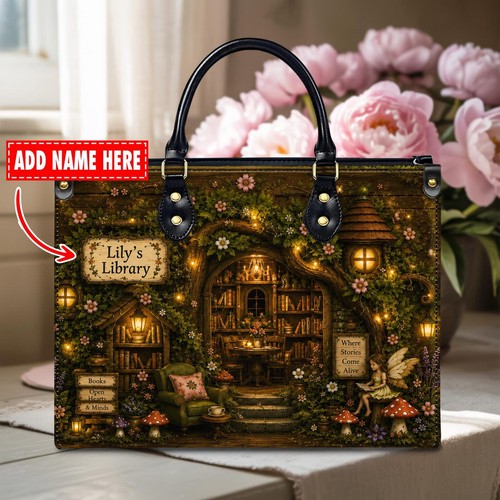Borsa mano pelle libreria - mano,