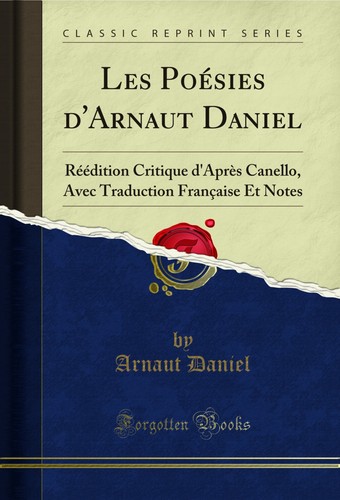 Les poésies arnaut - poésies, d'arnaut