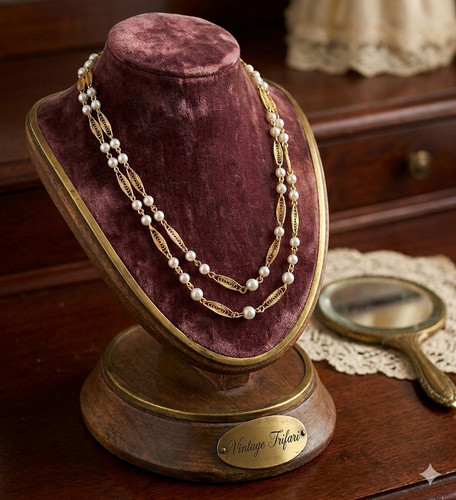 Collana trifari catena doppio - catena,