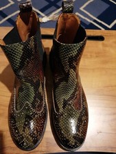 Boots Size 38 Python Embosse