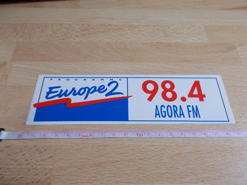 Autocollant radio programme - autocollant,