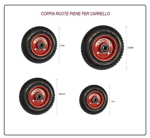 Ruote piene carrello - ruote,