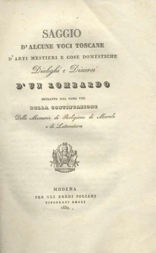Bresciani antonio saggio di - antonio.,