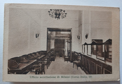 Cartolina ufficio accettazione - ufficio,