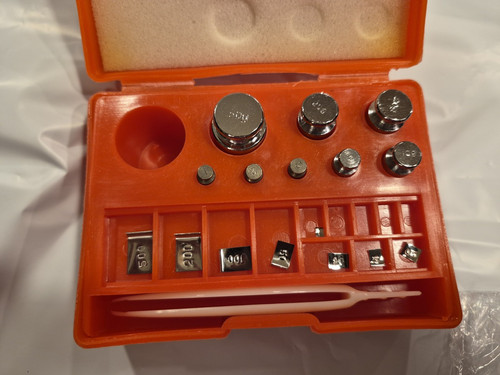 Set pesi calibrazione con - calibrazione,