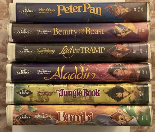 Disney classic vhs tapes - disney,