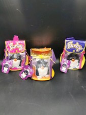 Set 3 x Furby Carry Along Bag Backpack Zaino Gig Tiger Teddy Pink Orange Purple