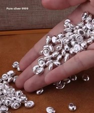 Argento raffinato, puro 99,999