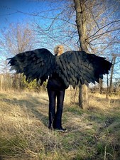 Costume Ali di Angelo Nero