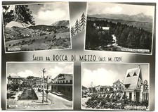 ROCCA DI MEZZO (L'AQUILA), SALUTI DA, CON 4 VEDUTE, 1972