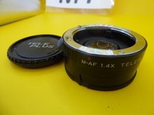 Minolta M-AF 1.4x Teleplus adattatore sony alpha fit tele convertitore 1.4 x cinque pin