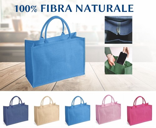Borsa juta 100 naturale - in,