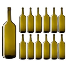 12 PZ Bottiglia in vetro vuota