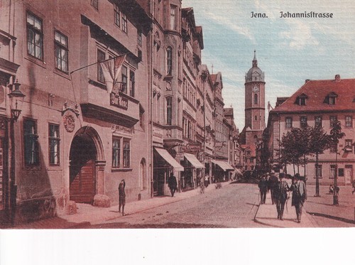 Cartolina jena via san - cartolina, jena,