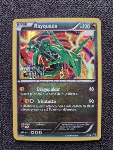 Carta pokemon rayquaza stamped - carta,