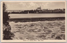 Cartolina Galt Ontario scena