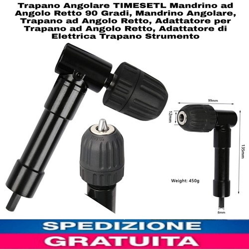 Mandrino trapano angolare - angolare, 90°