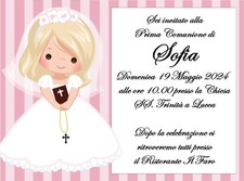 Invito Prima Comunione